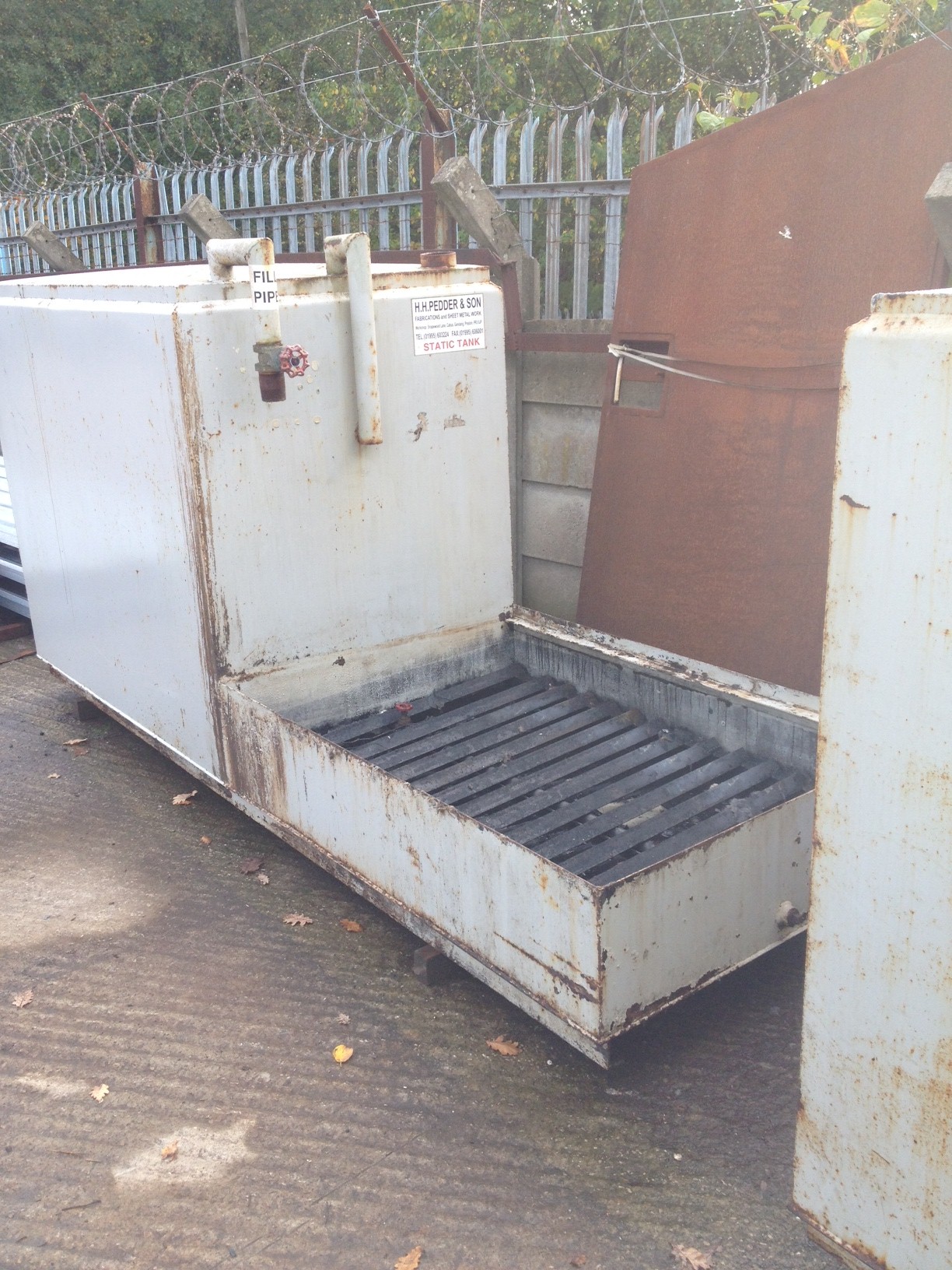 Second Hand Bunded Tank Bunded Fuel Tank 2000ltr Tank With Oil Tray eBay