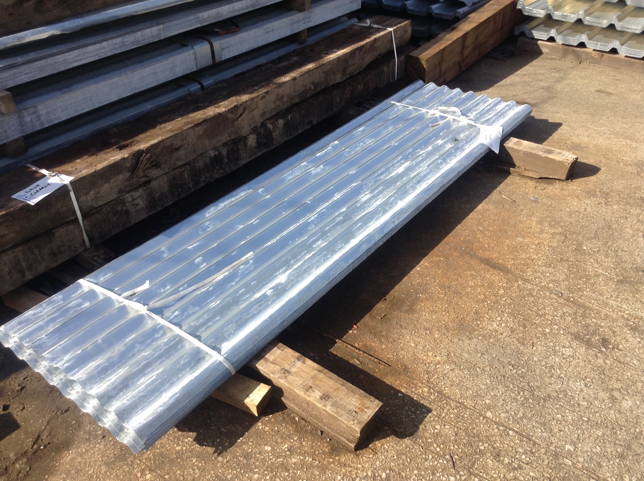 Job Lot Of Corrugated 8 Ft X 2 Ft 1mm Galvanised Roofing Sheets | EBay