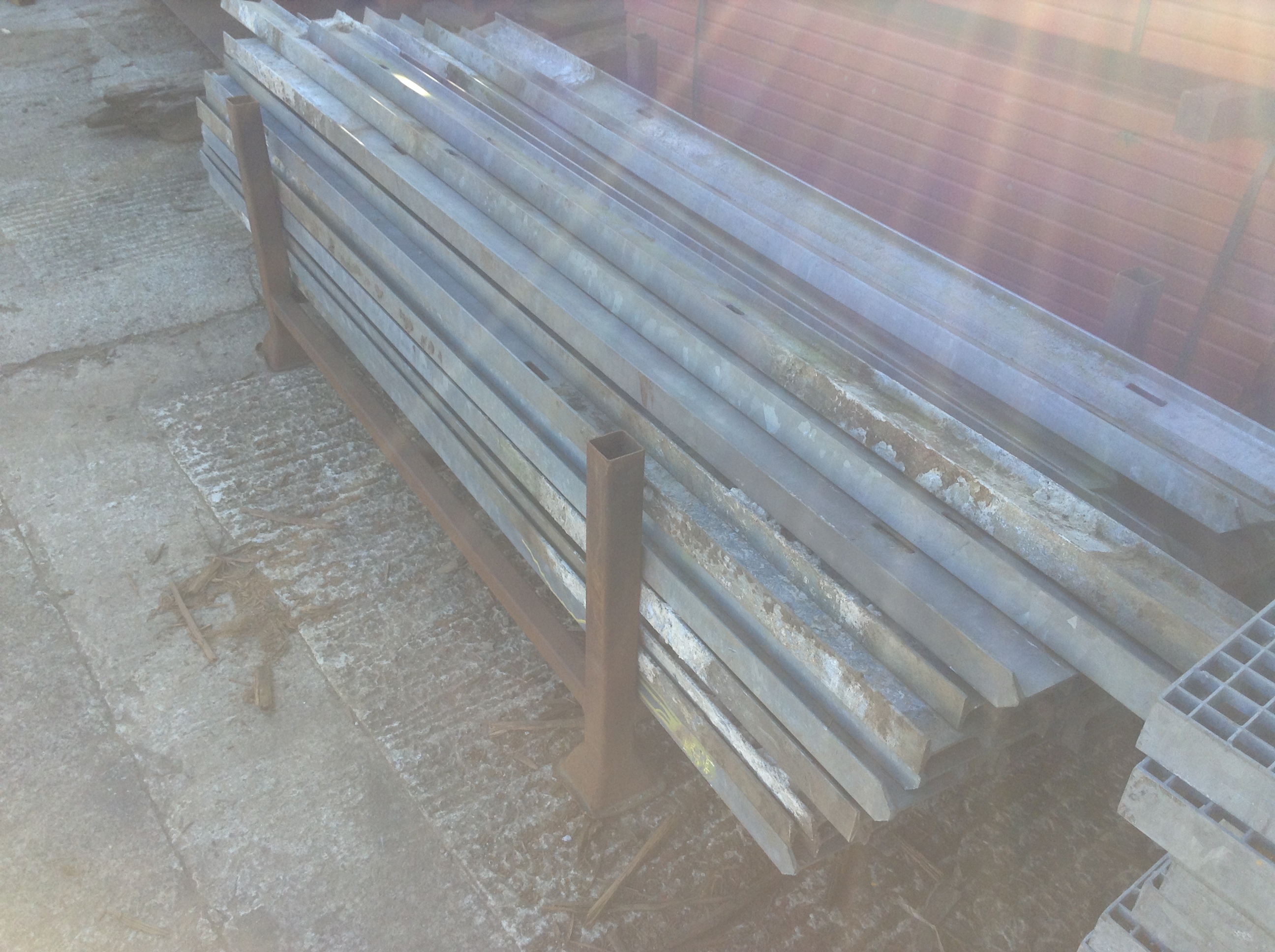 Fence Panels Second Hand 1.800mtr High 2.750mtr Wide Galvanised Second