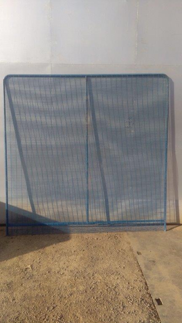 Fence Panels Used 3.000mtr X 2.000mtr Blue Polmil - Prison Mesh - Anti ...