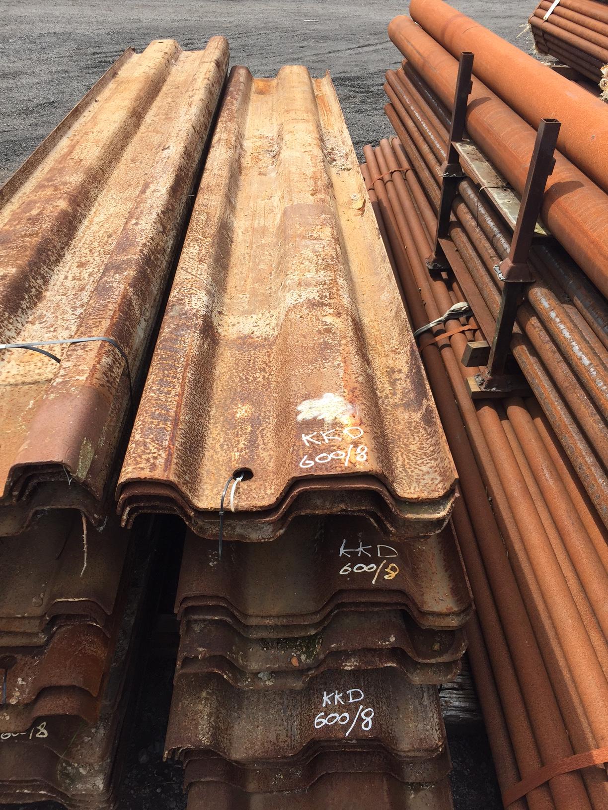 Used Lapped Trench Sheet Piles Steel Piling Lapped Piles Steel