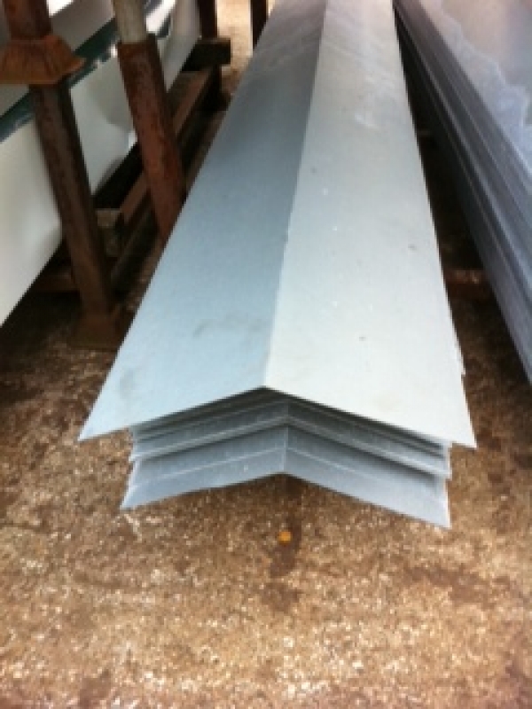 10ft galvanised ridge board